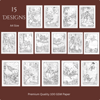 Magical Adventures Coloring Book - A4 Size