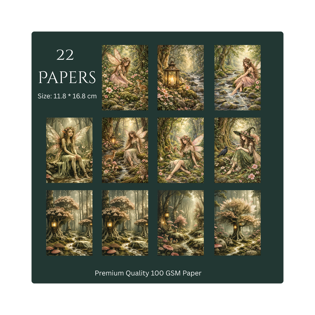 Magical Woodland Material Paper