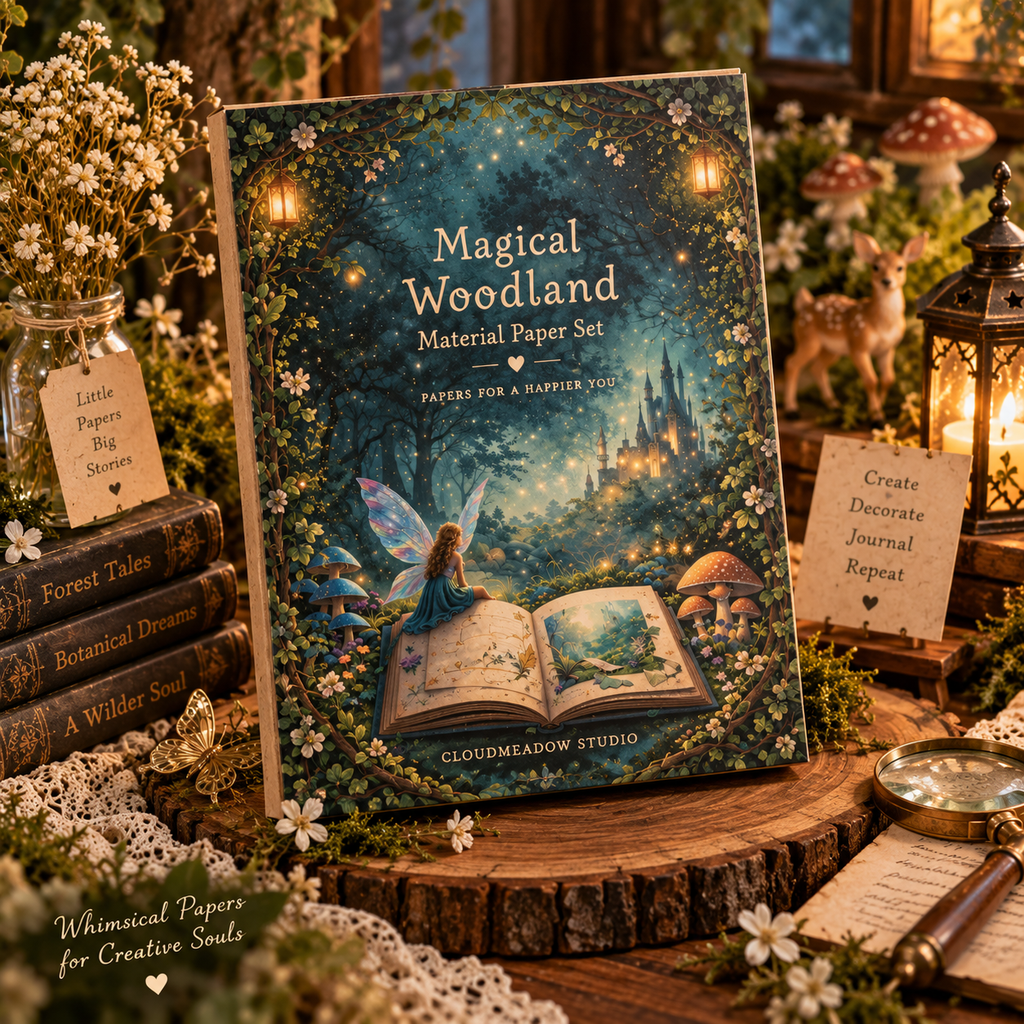 Magical Woodland Material Paper