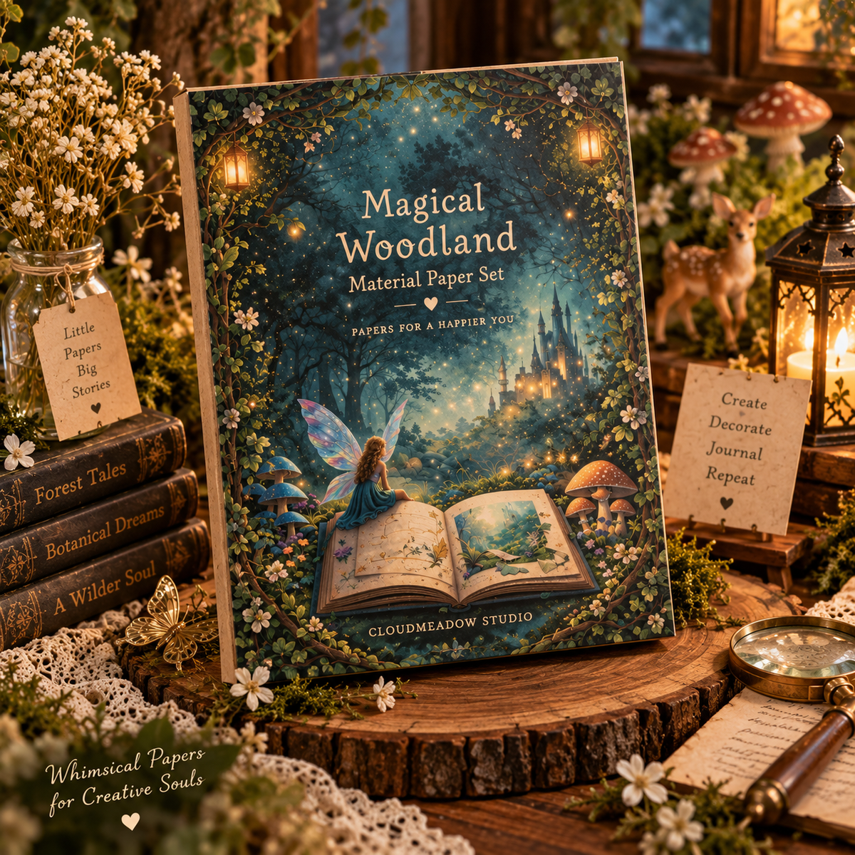 Magical Woodland Material Paper